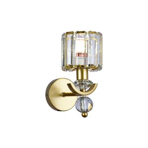 Arandela Moderna Clássica em Cristal LA005 E14X1 Dourada - Nitrolux