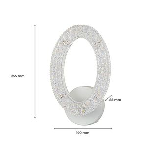 Arandela Sublimme 3 em 1 10W 001R Branca - 5818 - Nitrolux