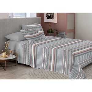 Jogo De Cama Super Cotton Duplo Solteiro 3 Peças Sortido Camesa