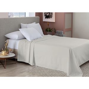 Lençol Com Elástico Liso Super Cotton Solteiro Sortido Camesa