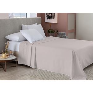Lençol Com Elástico Liso Super Cotton Solteiro Sortido Camesa