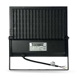 Refletor LED TR 200W Luz Banca 6500K Preto Bivolt - Taschibra