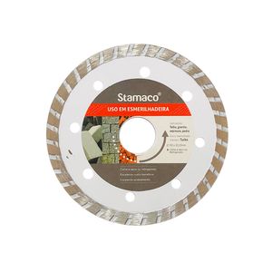 Disco Diamantado Turbo Stamaco Para Esmerilhadeira 110 Mm