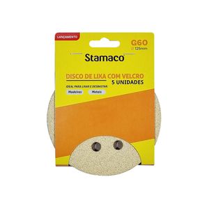 Lixa Stamaco Com Velcro 125 Mm Grana 60