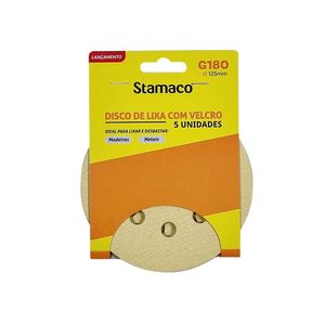 Lixa Stamaco Com Velcro 125 Mm Grana 180
