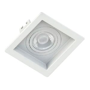 Spot Quadrado De Embutir Luminatti Recuado Para Led Mr11 Mini Dicroica