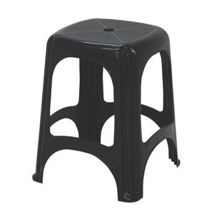 Banqueta Plástica Niterói ECO Preto - 92411009 - Tramontina