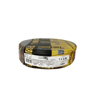 Cabo Flex Cobrefort 2,50MM 450/750V Preto 100M