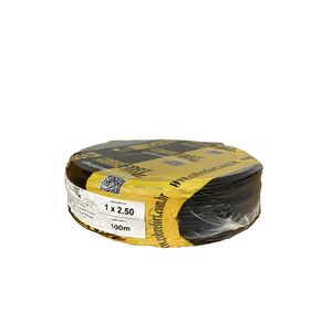 Cabo Flex Cobrefort 2,50MM 450/750V Preto 100M