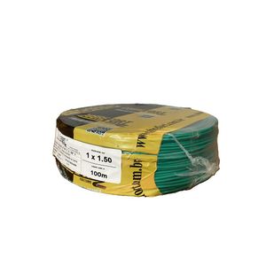 Cabo Flex Cobrefort 1,50MM 450/750V Verde 100M