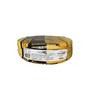 Cabo Flex Cobrefort 2,50MM 450/750V Amarelo 100M