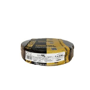 Cabo Flex Cobrefort 4,00MM 450/750V Preto 100M