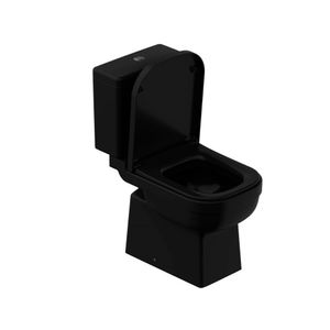 Conjunto Acoplado com Acionamento Duplo 3|6 Litros e Kit de Instalação Elite Preto - 1747230020300 - Celite