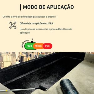 Primer para Manta Asfáltica à Base de Água Preto 18L - Vedacit