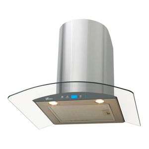 Coifa de Parede Touch com Vidro Digital Talent Inox Escovado 60CM 220V - 16741 - Fischer