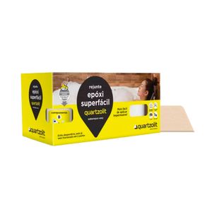 Rejunte Epóxi Bicomponente para Cerâmicas e Porcelanatos Superfácil Cinza Platina 1KG - 0574.00020.0001CX - Quartzolit