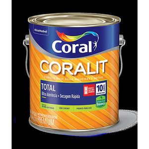 Esmalte Total Fosco Branco 3,6L Coralit Coral