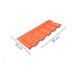 Cumeeira em PVC Colonial Central Articulada Cerâmica 35X86CM 2MM - Eplast