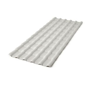 Telha em PVC Colonial Plan Concreto 241X88CM 1,6MM - Eplast