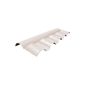 Cumeeira em PVC Colonial Central Plan Concreto 35X88CM 1,6MM - Eplast