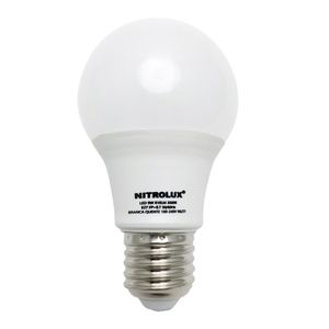 Lâmpada  Bulbo LED 9W A-60 Bivolt 3000K E27 Nitrolux