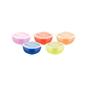 Pote Em Plástico Com Tampa Mixcolor 300Ml - Tramontina