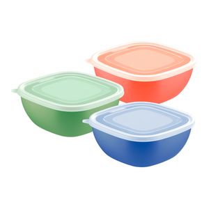 Pote Em Plástico Com Tampa Mixcolor 2L - Tramontina