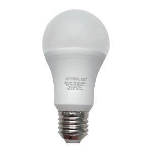 Lâmpada LED Bulbo E27 15W A60 Luz Branca 6500K Bivolt  - 5896 - Nitrolux