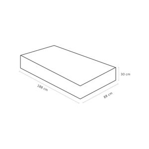 Colchão de Molas SpringPocket Ensacadas Solteiro Airtech 88x188x30CM - 1040420615 - Ortobom