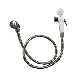 Ducha Higiênica Hasiera com Registro Cromado e Gatilho Branco