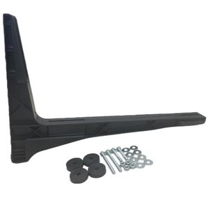Suporte para Split Solucoes 50cm Suporta até 30.000Btus Preto