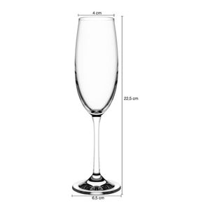 Taça De Cristal Para Espumante Sense 220Ml - Haus