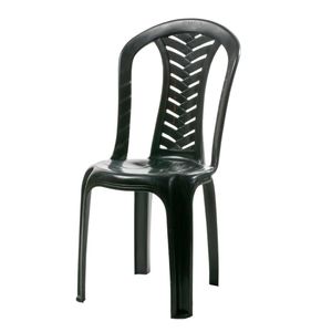 Cadeira em PVC Camboinha Preta - Plastex