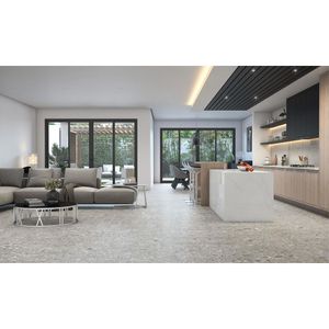 Porcelanato Pietra De Bergamo Acetinado 100X100 Tipo A 2,00M2 Elizabeth