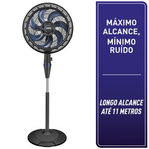 Ventilador de Coluna X-treme 40CM com 7 Pás Preto e Azul 220V - VE7C - Arno