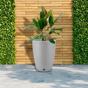 Vaso Amsterda Grafiato 29X44 Cimento Floridis