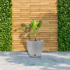 Vaso Amsterda Grafiato 27X28 Cimento Floridis