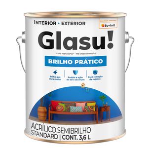Tinta Glasurit Brilho Pratico Lâmina Afiada 3,6L Suvinil