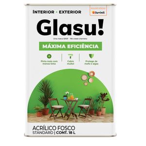 Tinta Glasurit Máxima Eficiência Fosco Lâminaina Afiada 18L Suvinil
