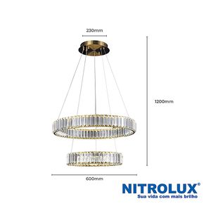 Lustre 55W LTP019 3 Em 1 - 5566 - Nitrolux