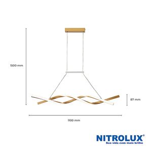 Pendente Lp-202D 3 Em 1 Nitrolux
