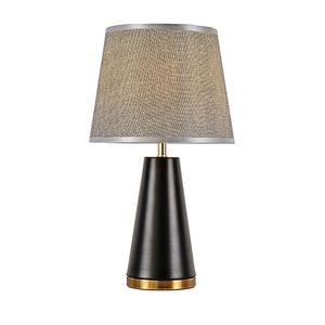 Abajur em Metal e Cúpula em Tecido E27X1 40W HORUS-001P Preto - 6002 - Nitrolux