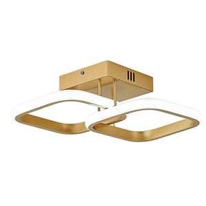Luminária LED Selene-Q-002D 18W 3 em 1 Dourado - 5995 -Nitrolux