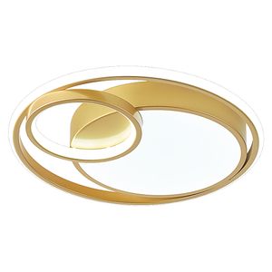 Luminária LED Sobrepor Eclipse 001D 44W 3 em 1 Dourada - 6053 - Nitrolux