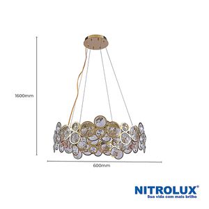 Lustre LTF001D E14X8 - 6029 - Nitrolux