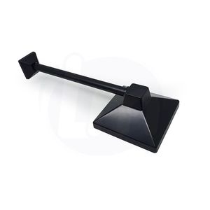 Ducha Quadrada 6 Polegadas All Black  Lumar
