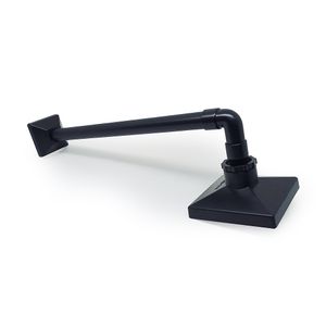 Ducha Quadrada Articulada 4 Polegadas All Black  Lumar