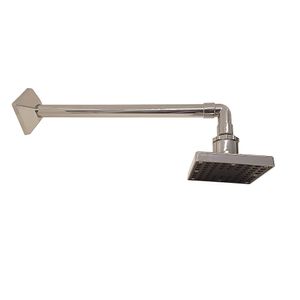 Ducha Quadrada Articulada 4 Polegadas Cromada Lumar