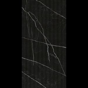 Revestimento Ripado Acetinado Retificado Ripa Marmo Nero Tipo A 45X90CM - CE0833A1 - Biancogres