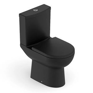 Kit Bacia E Caixa Com Kit De Instalação Completa Matte Black  Celite